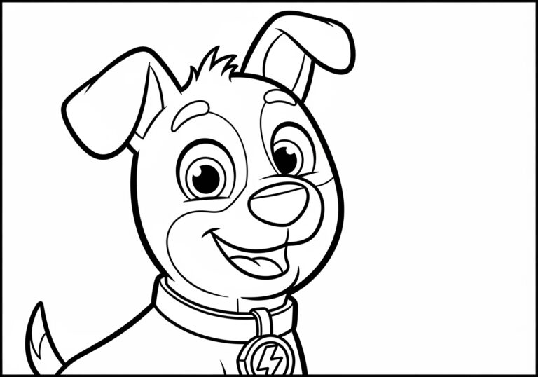 Bingo from Puppy Dog Pals Coloring Page
