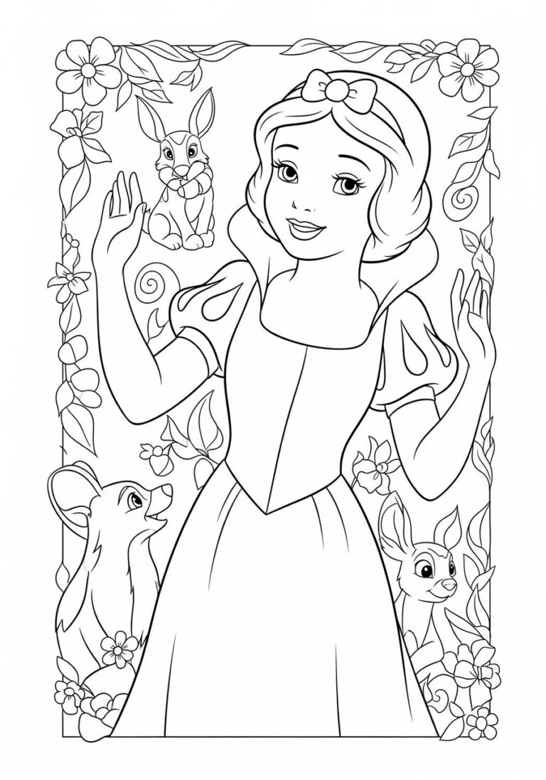Coloring Page Snow White