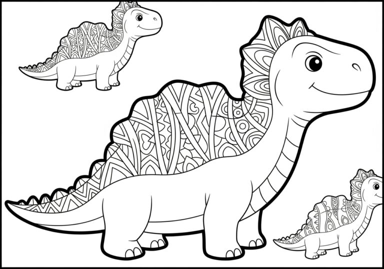 Dimetrodon Picture to Print Out and Color