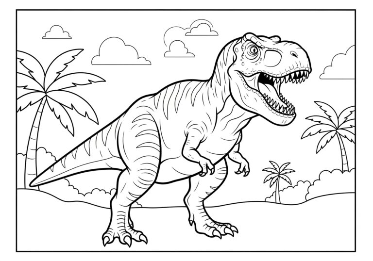 Dinosaur Coloring Game