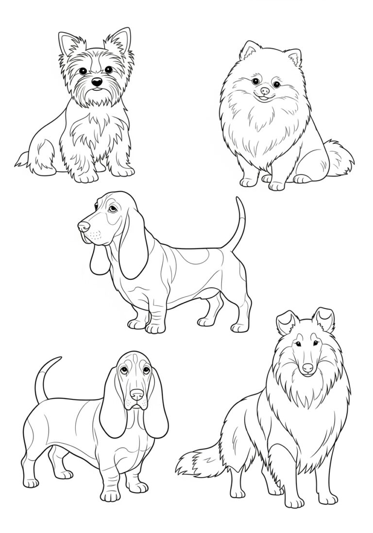 Dog Breed Coloring Page
