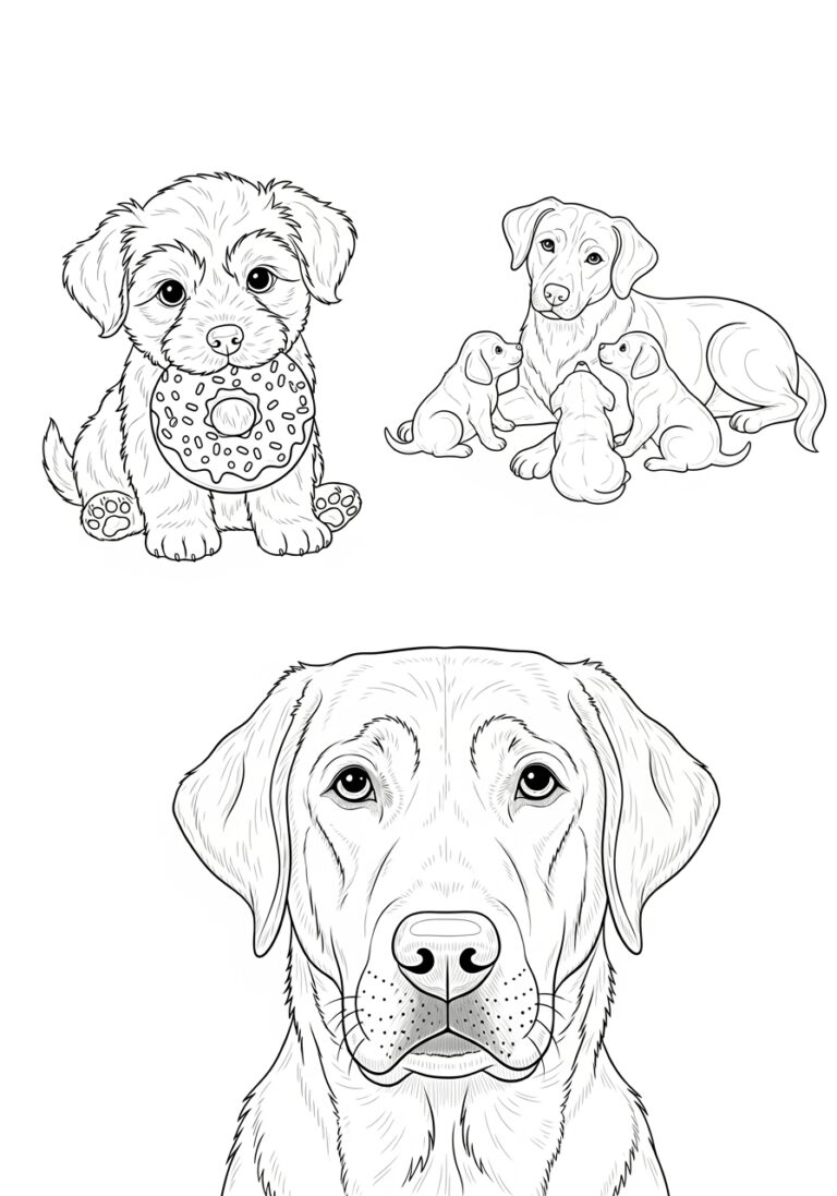 Dog Color Sheet Printable