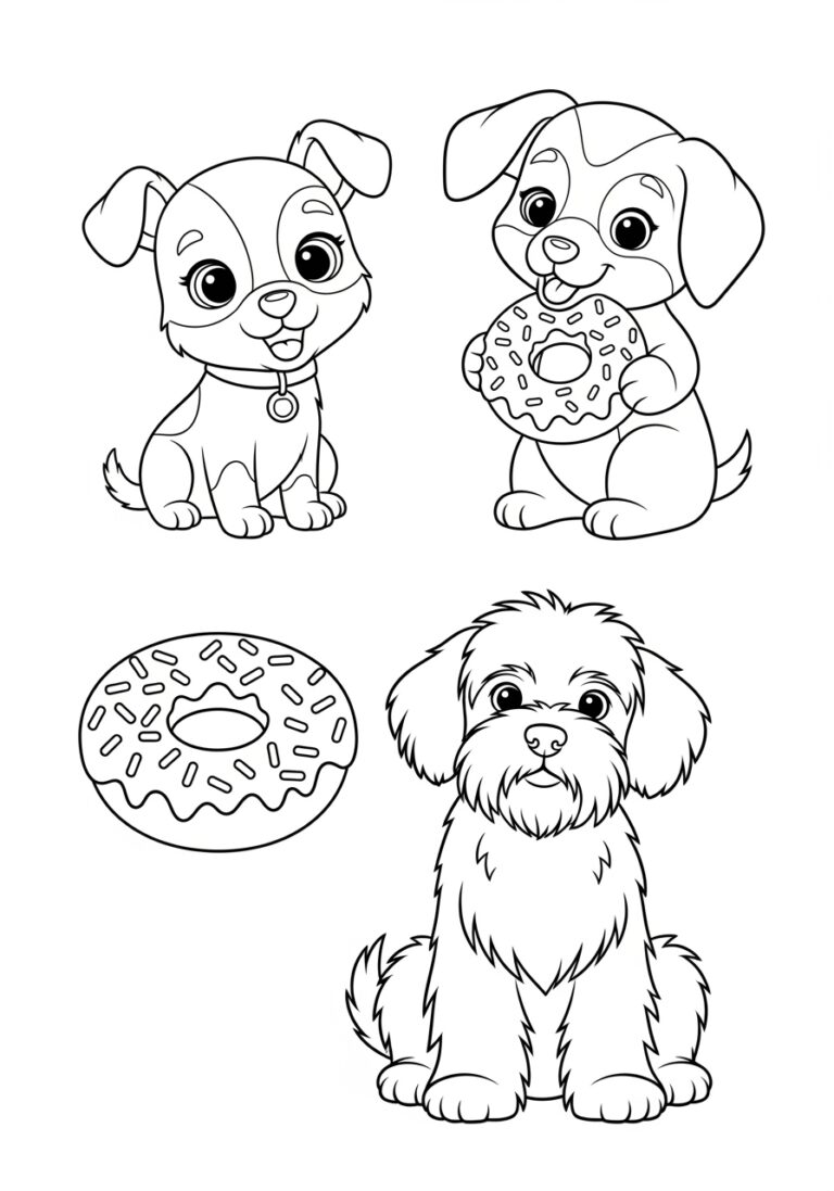 Dog Drawing Printable