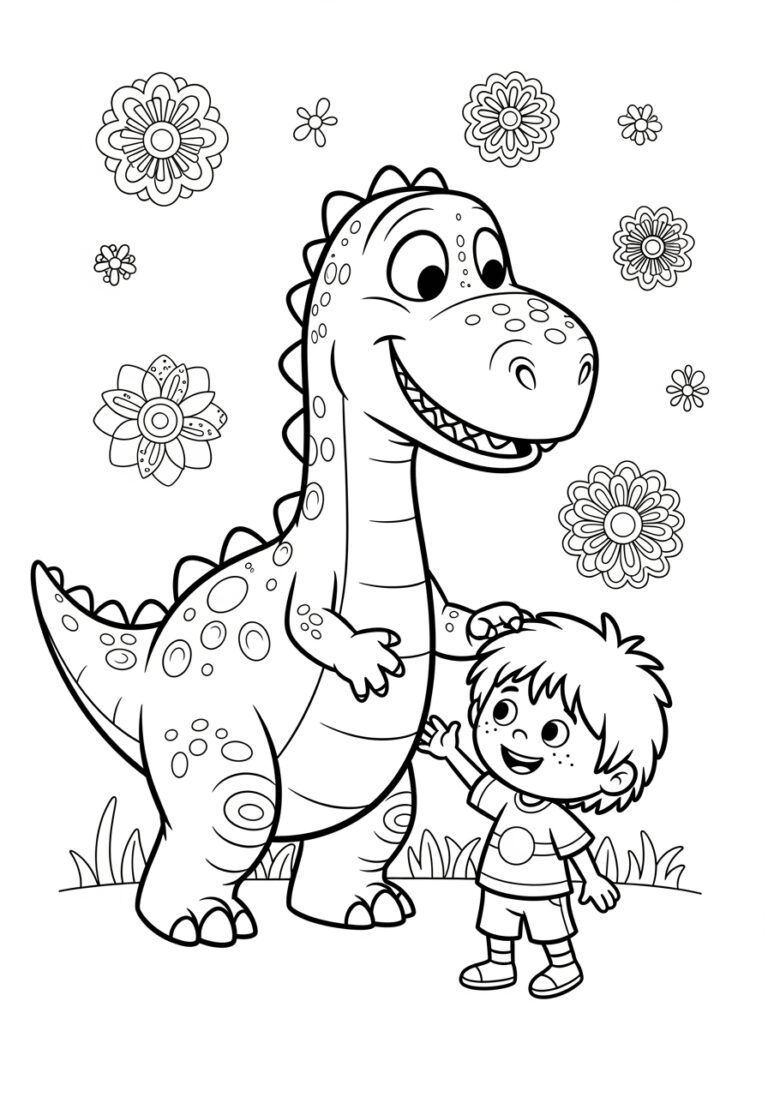 Good Dinosaur Coloring Page