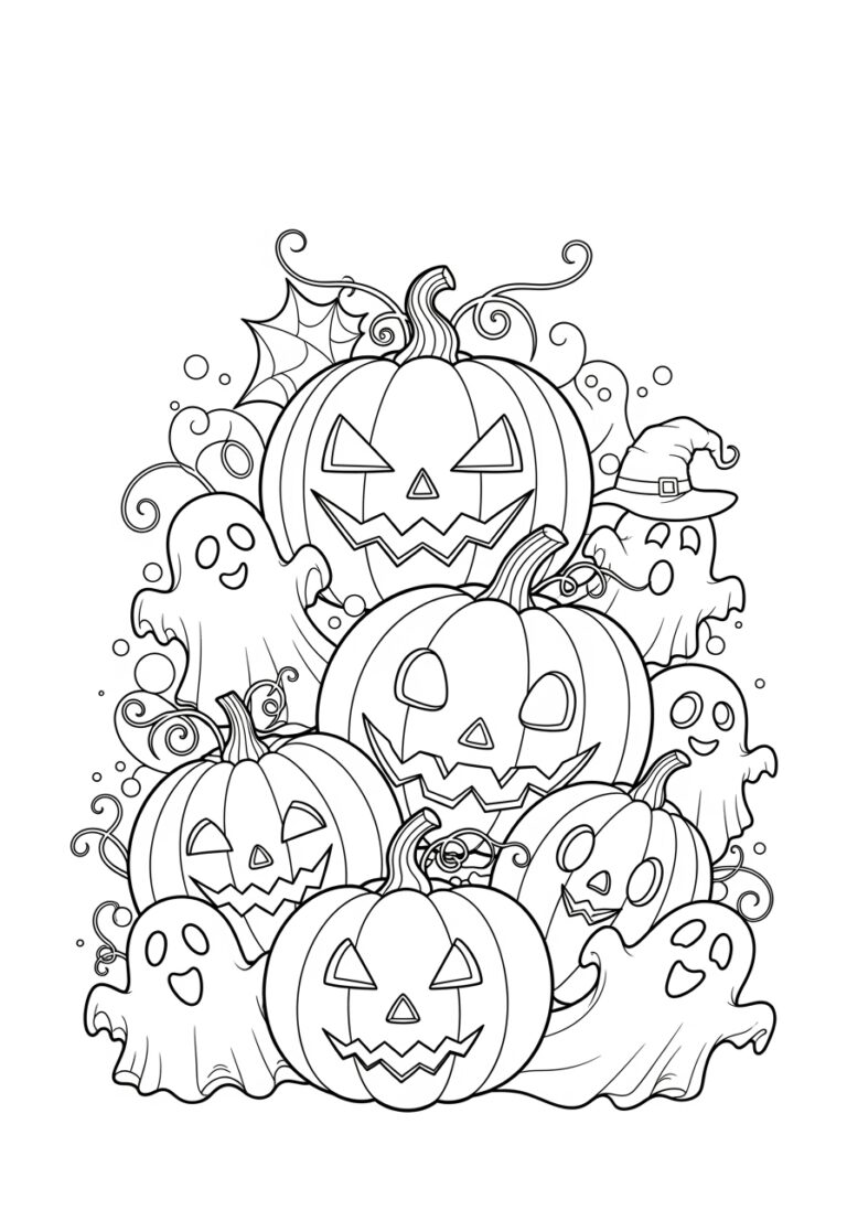 Halloween Coloring Page to Print