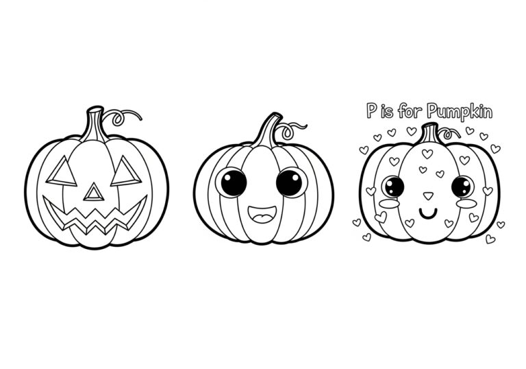 Halloween Colouring Page: Pumpkin