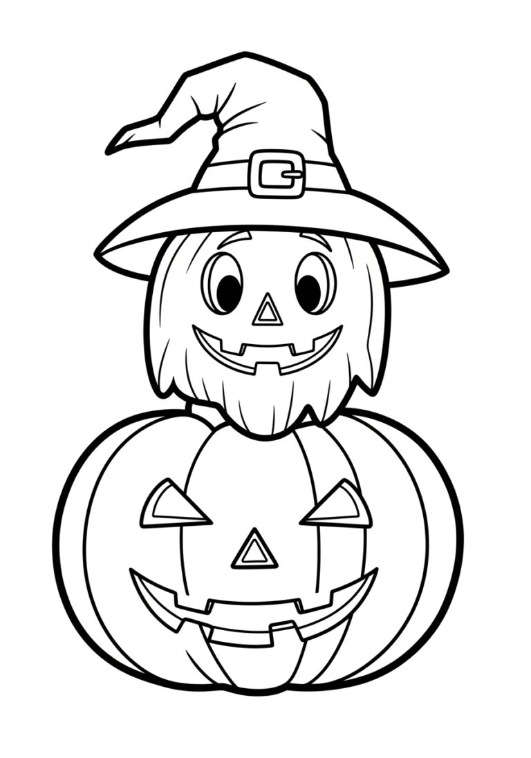 Halloween Picture to Print Off and Color