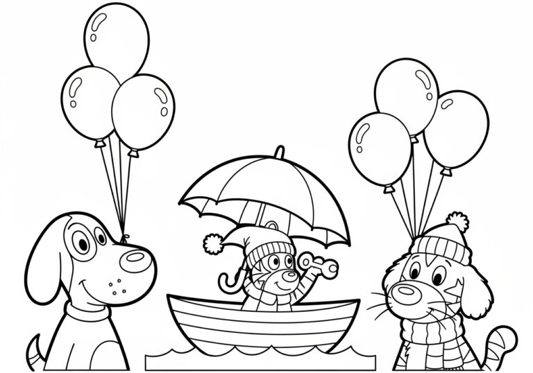 Kipper the Dog Coloring Page