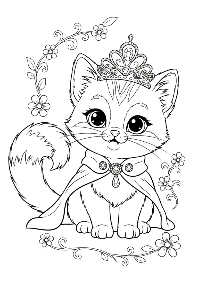 Palace Pet Coloring Page