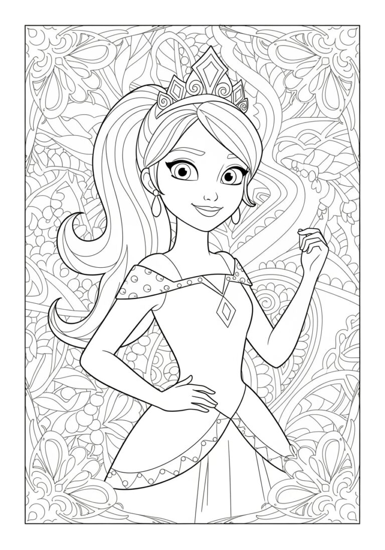 Princess Elena Coloring Page