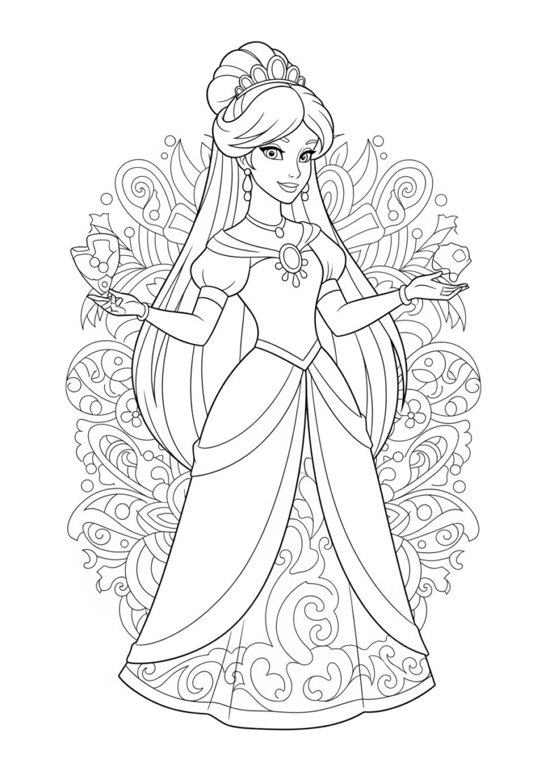 Princess Serenity Coloring Page