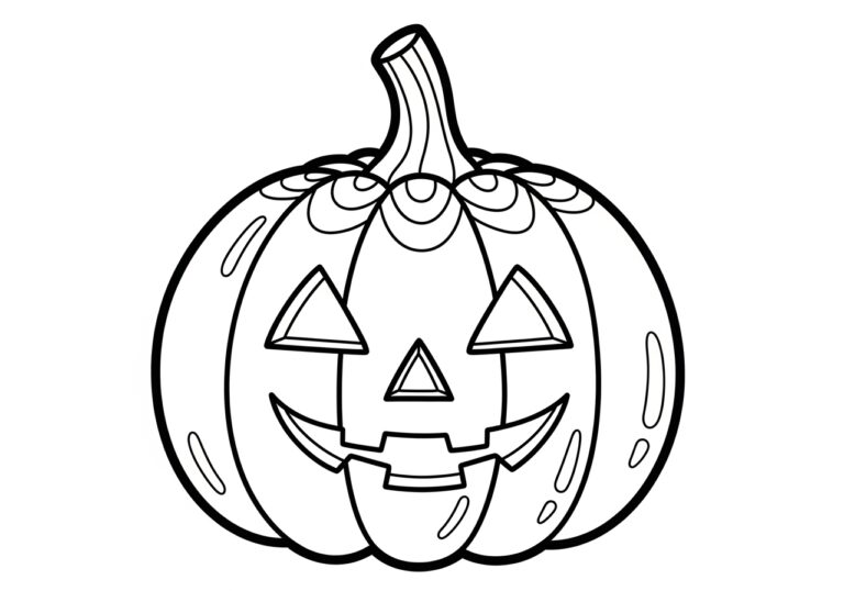 Pumpkin Colored Sheet to Print Out and Color