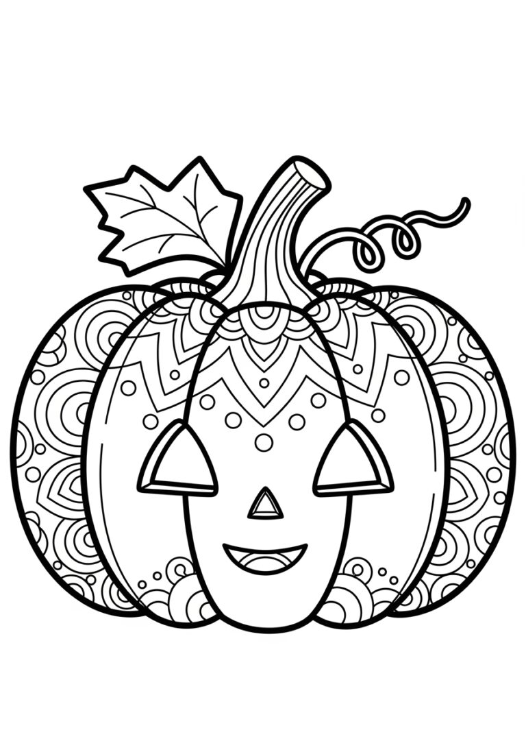 Pumpkin Coloring Activity