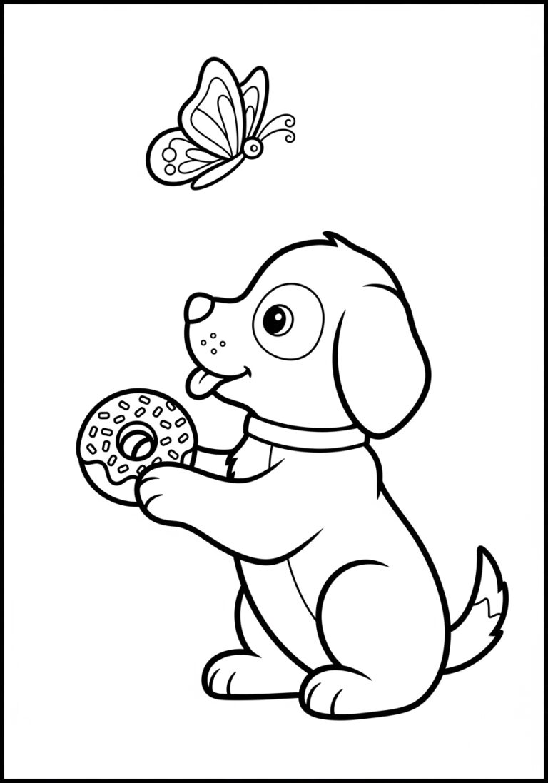 Puppy Dog Coloring Page