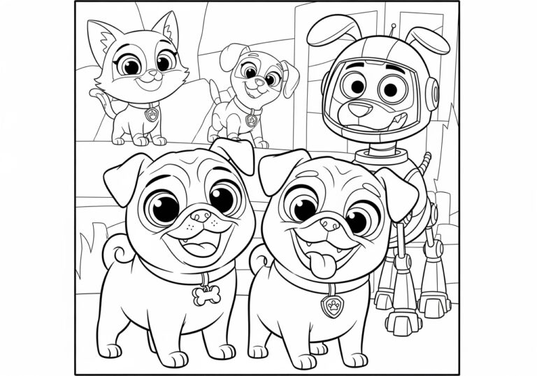 Puppy Dog Pal Coloring Page