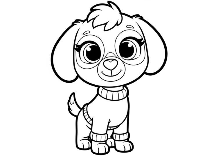 Puppy Dog Pals Keia Coloring Page