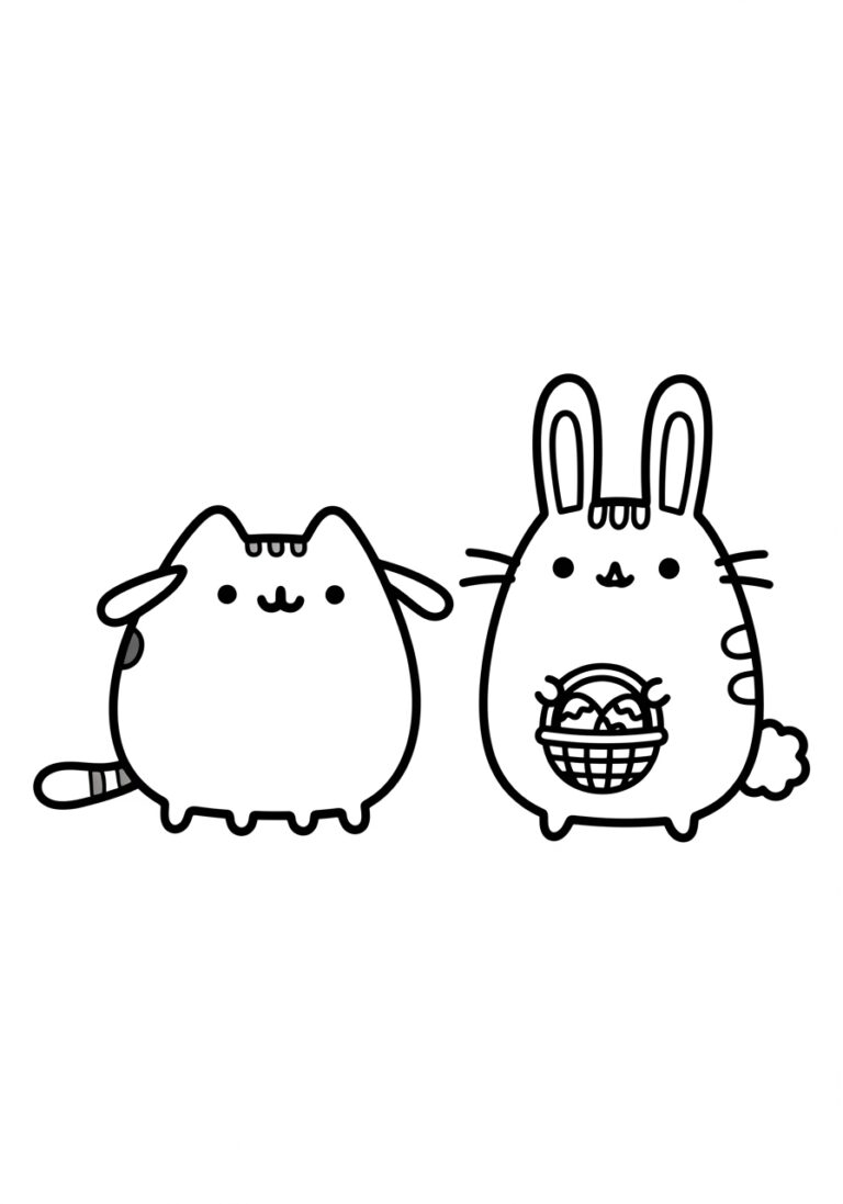 Pusheen Dog Picture to Print Out and Color
