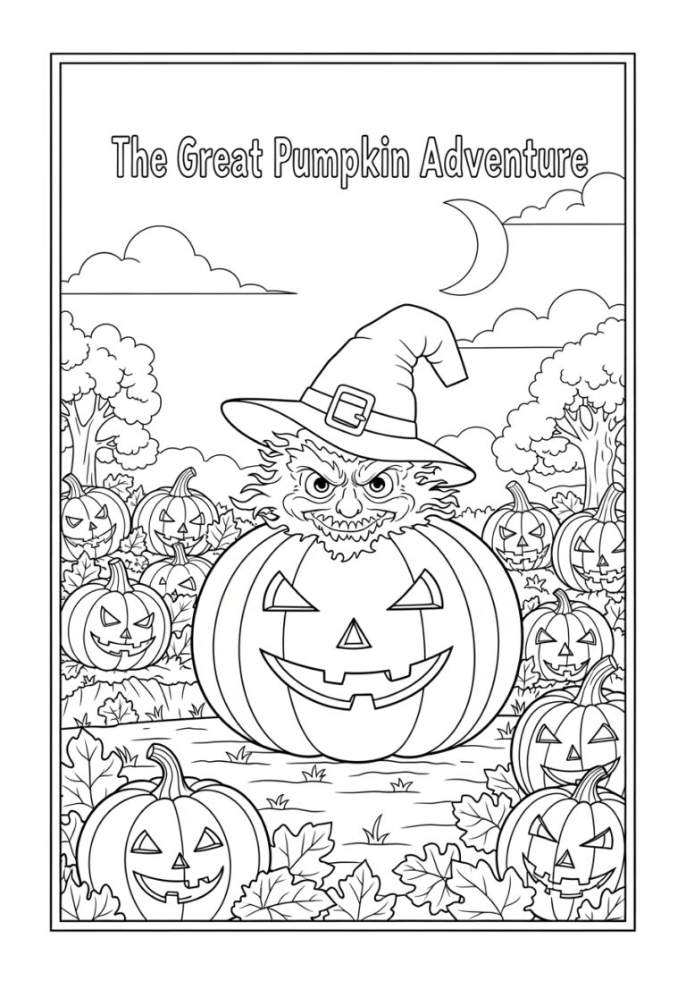 The Great Pumpkin Coloring Page