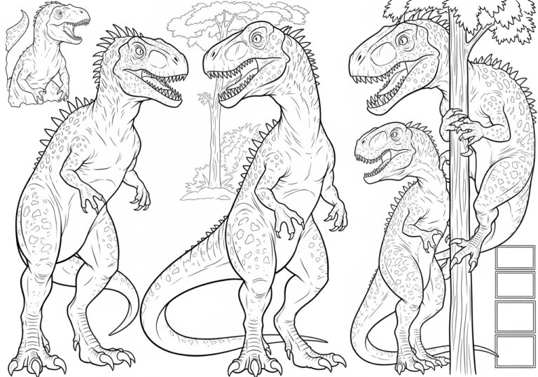 Scorpius Rex Picture to Print Out and Color