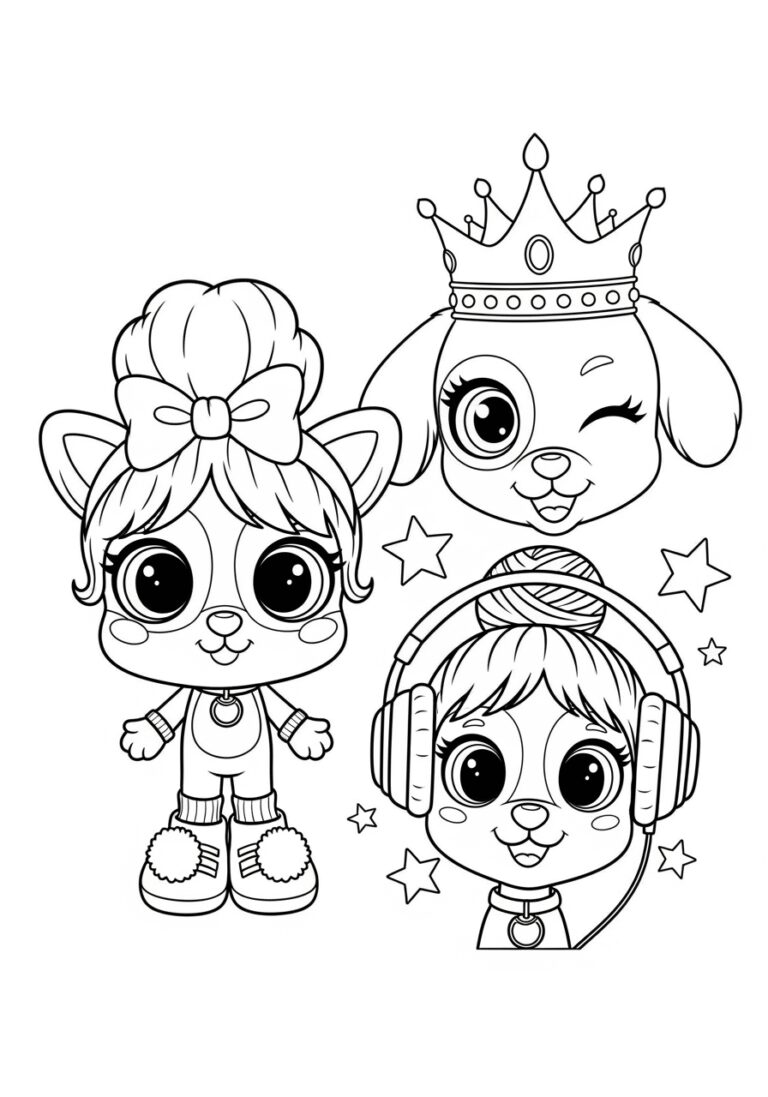 Lol Dog Coloring Page