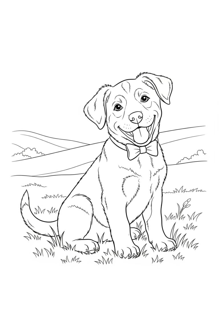 Puppy Picture to Color