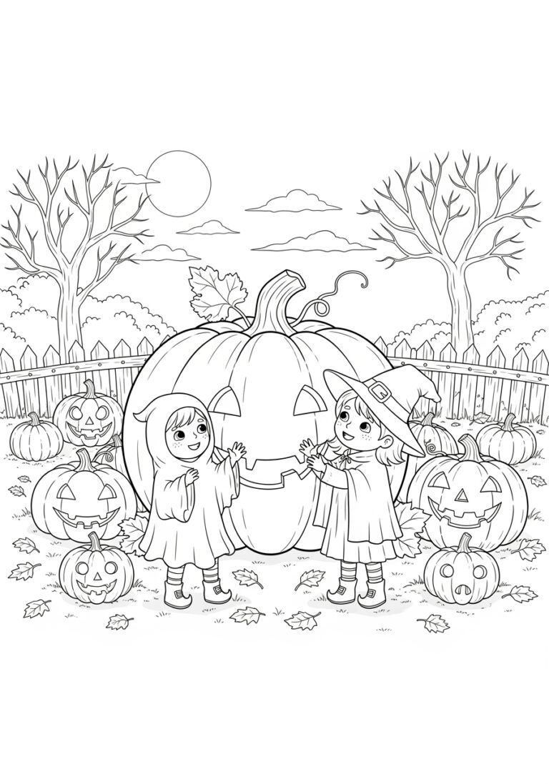 Great Pumpkin Coloring Page