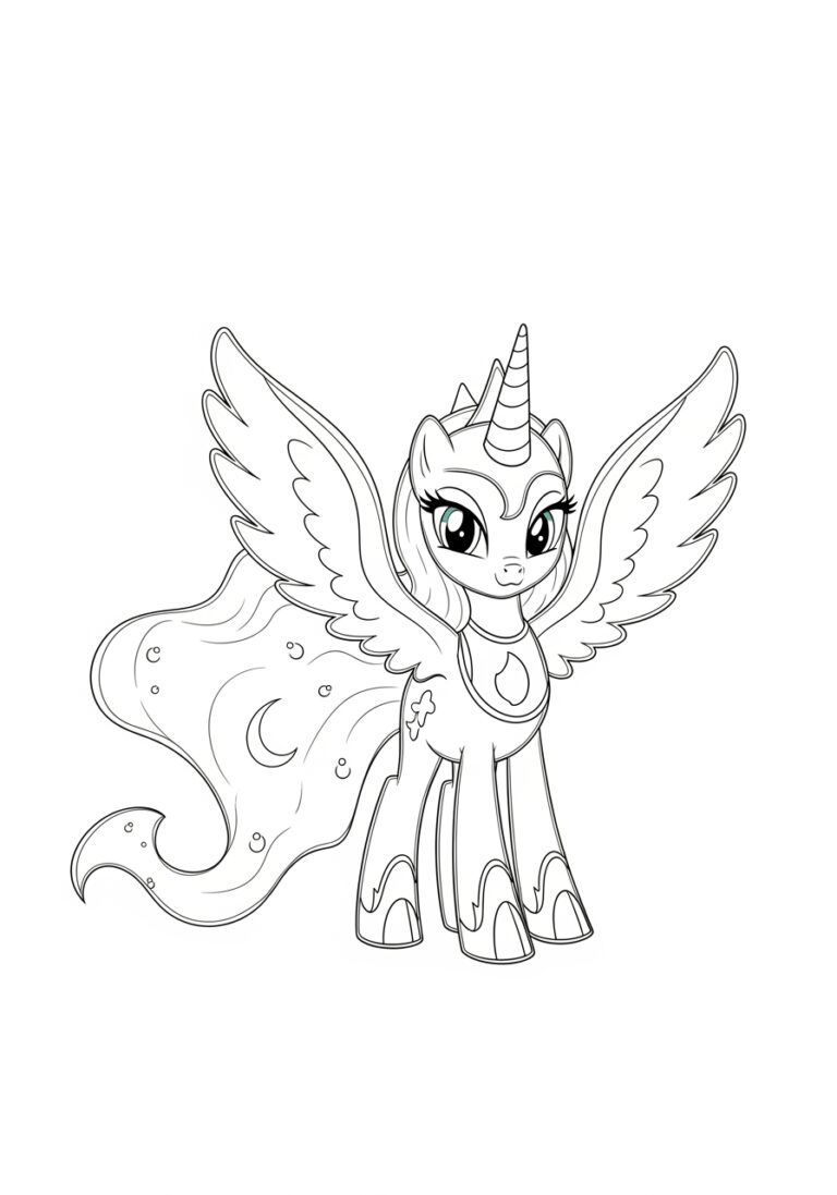 Princess Luna Coloring Page